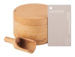 Legend Premium Beechwood salt cellar w/s ( Order in Qty of 6)