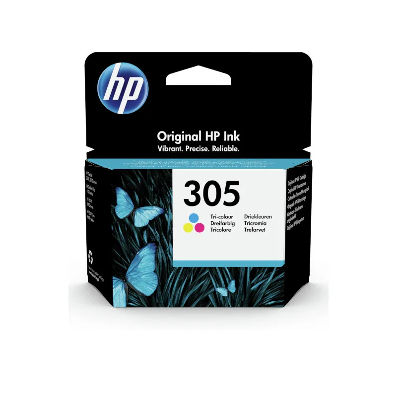 HP 305 Tri Colour Ink Cartridge For HP Deskjet 2300: 2700: 2700e