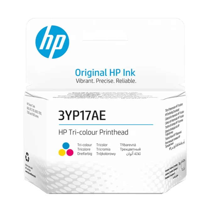 HP Ink Tank Tri:colour Printhead For HP Smart Tank 660:670:700: 6000