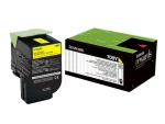 Lexmark 70C8HYE Yellow Corporate Toner Cartridge