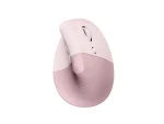 Logi Lift Vertical Ergonomic Wireless Mouse/Logi Bolt USB Receiver - Rose