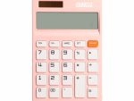 12-Digit Desktop Calculator Pink Dual Power