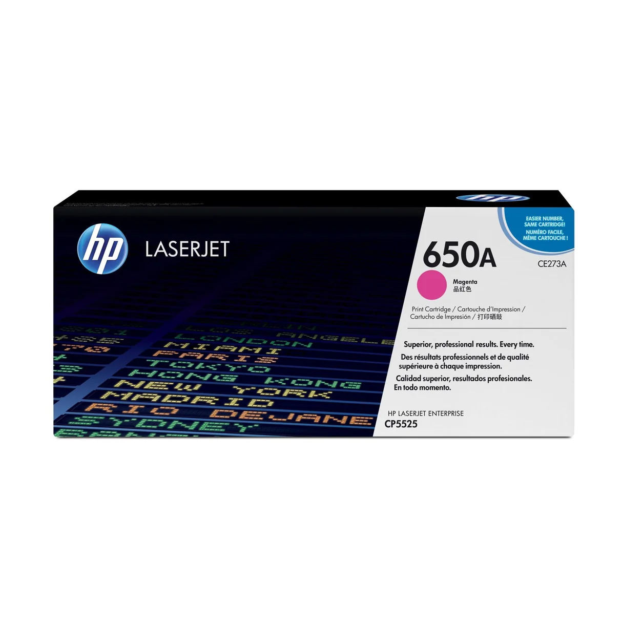 HP 650A Original Magenta LaserJet Toner Cartridge (CE273A)