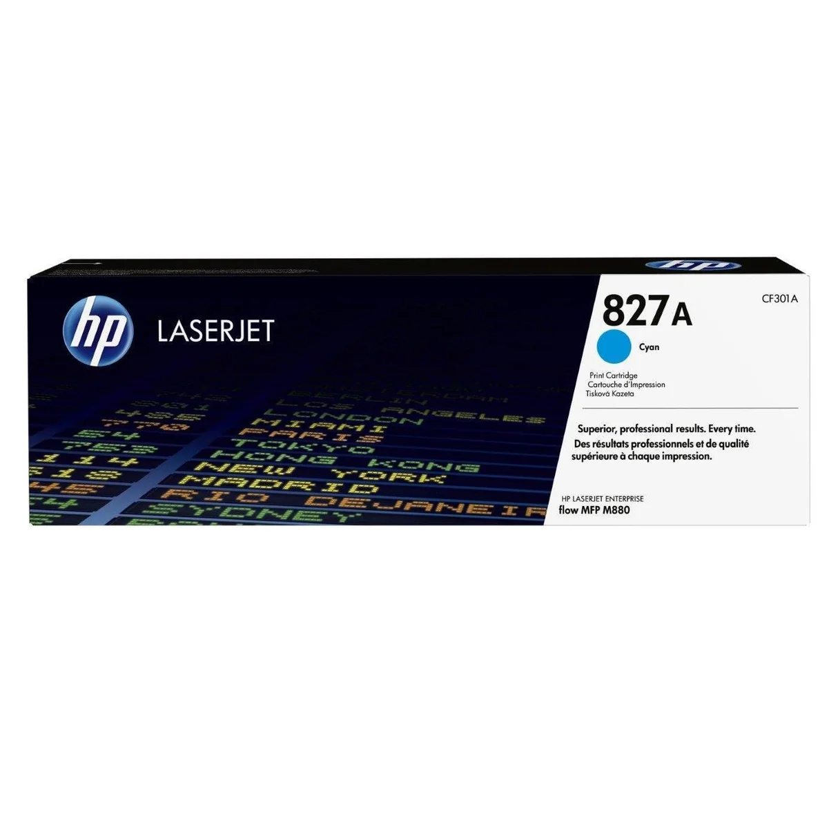 HP 827A Original Cyan LaserJet Toner Cartridge (CF301A)