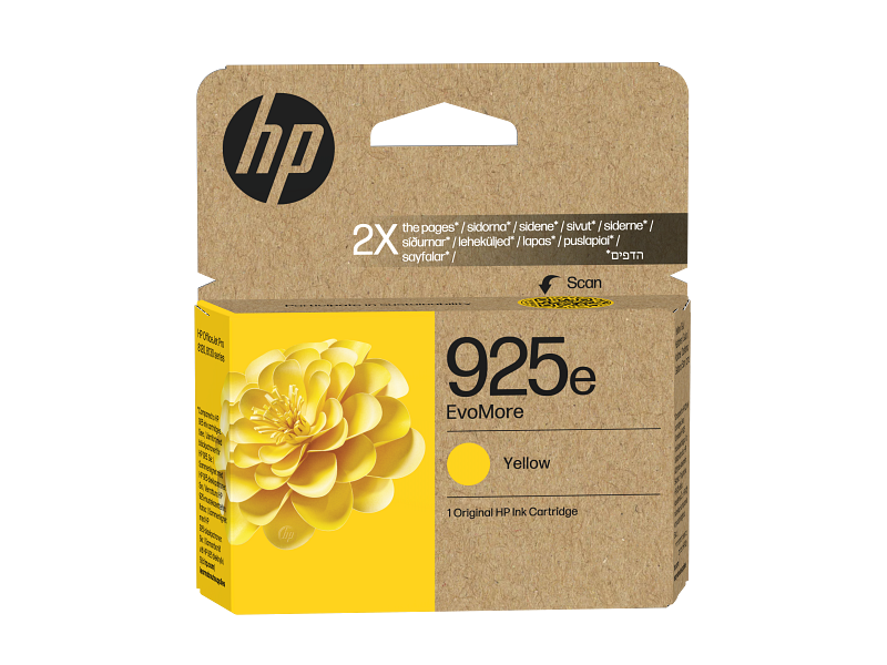 HP 925e Evomore Original Yellow Ink Cartridge For HP Officejet Pro 81