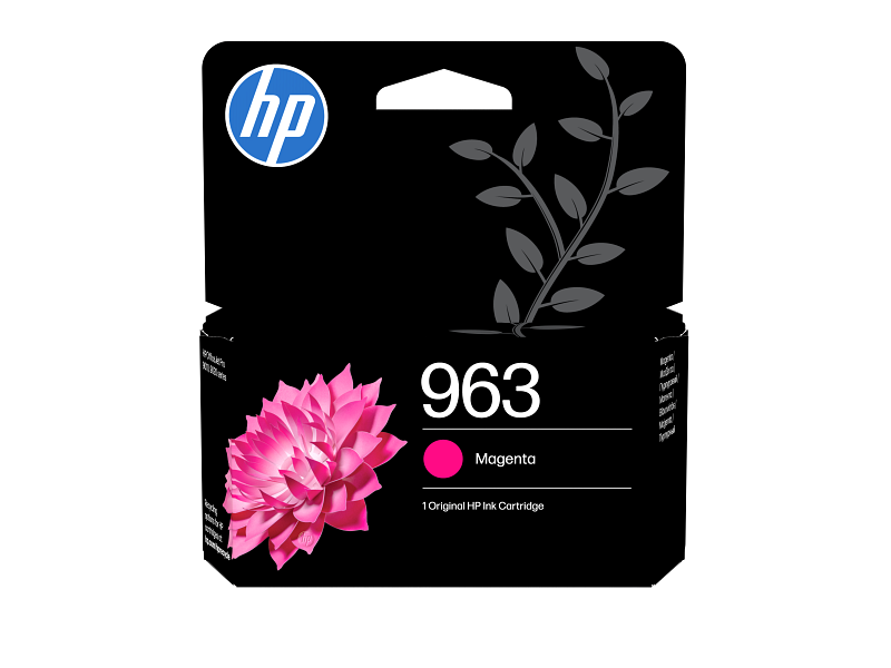 HP 963 Original Magenta Ink Cartridge for HP OfficeJet Pro 9010 / 9010e
