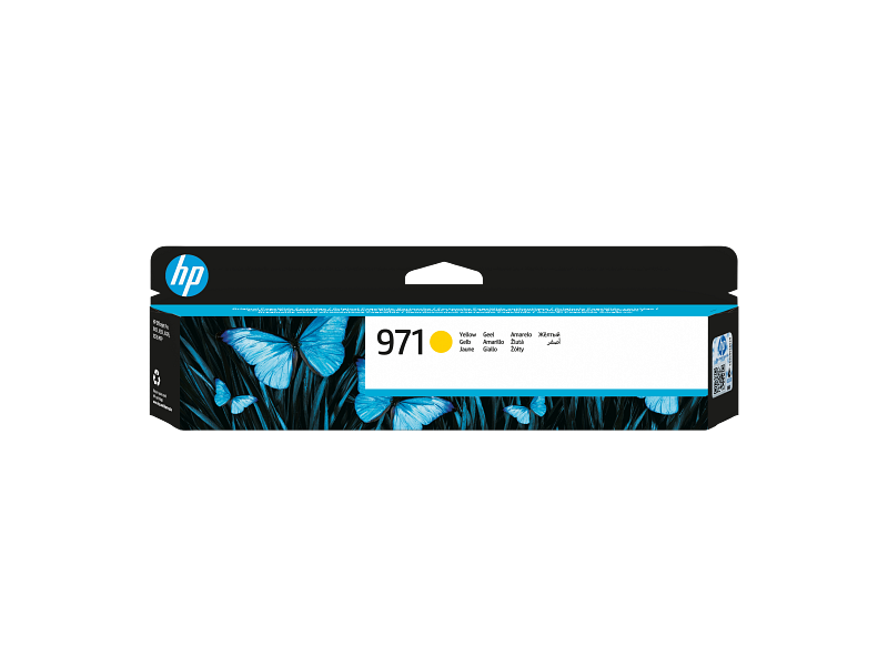 HP 971 Original Yellow Ink Cartridge For HP Officejet Pro X451 / x551
