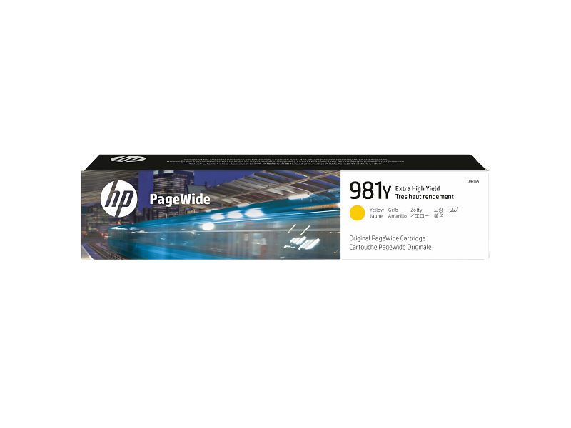 HP 981Y PageWide Original Yellow Ink Cartridge (L0R15A)