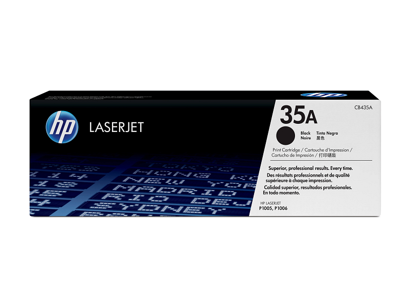 HP 35A Original Black LaserJet Toner Cartridge - (CB435A)