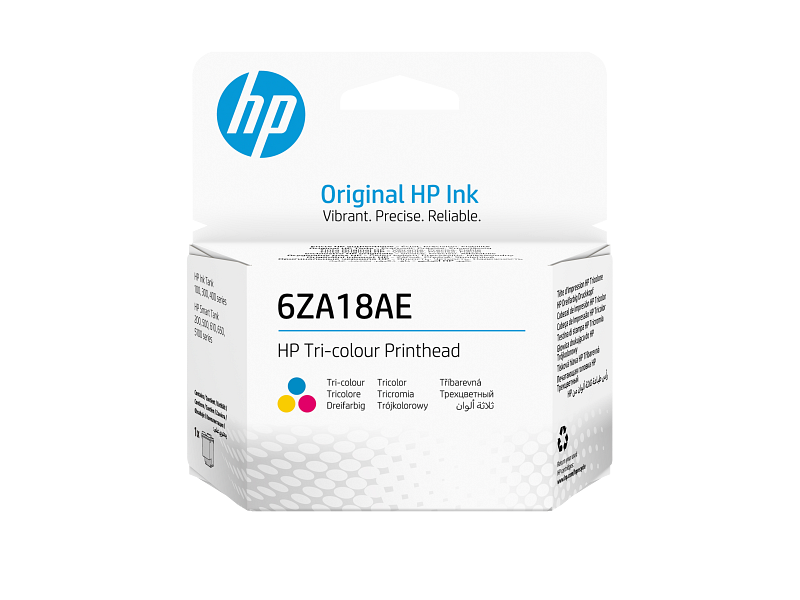 HP Tri-colour Ink Tank Printhead For HP Ink Tank 100: 300: 400 series
