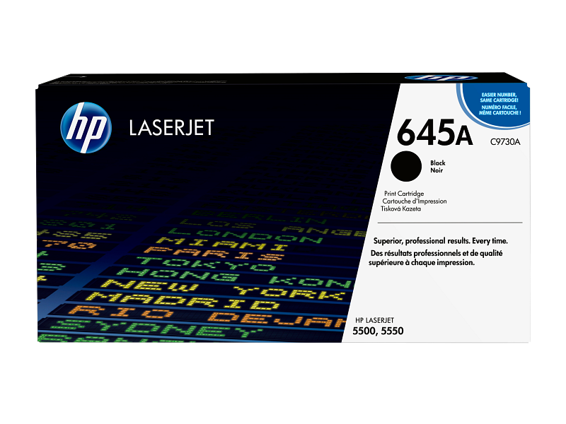 HP 645a Original Black Laserjet Toner Cartridge For HP Color Laserjet