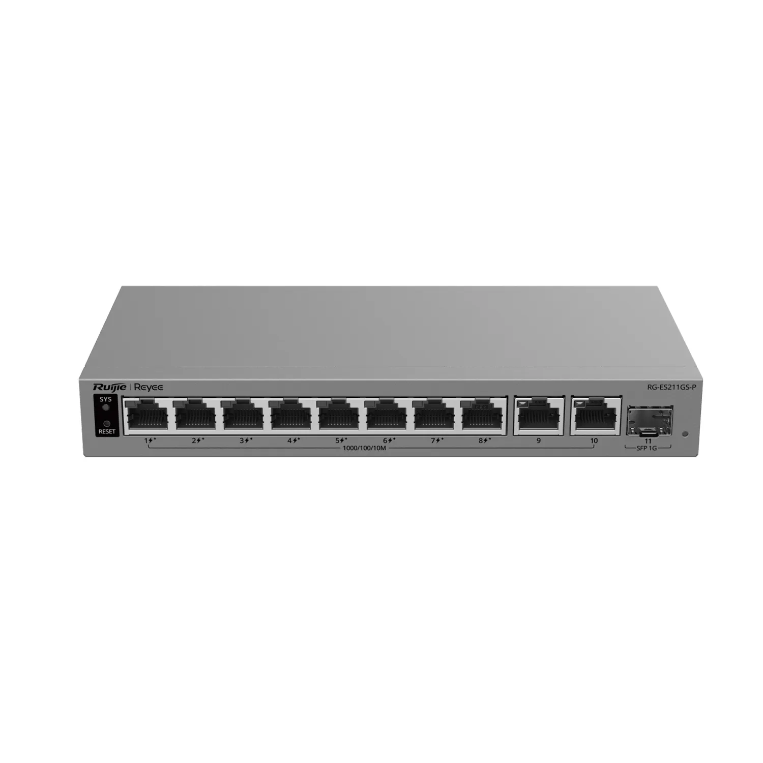 Ruijie Reyee 10-Port Cloud Managed Smart CCTV PoE Switch (RG-ES211GS-P