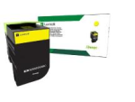 Lexmark Yellow Return Program Cartridge 70C80Y0 – 1,000 Pages