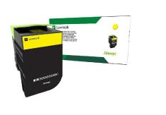 Lexmark Yellow Return Program Cartridge 70C80Y0 – 1,000 Pages