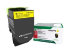 Lexmark Yellow Return Program Toner Cartridge 71B50Y0