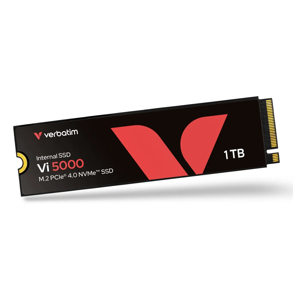 Verbatim VI5000 Internal PCIE NVME M.2 SSD 1TB - Black