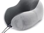 Casey U Shaped Large Travel Neck Pillow Grey