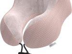 Casey U Shaped Large Travel Neck Pillow Beige