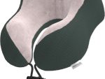 Casey U Shaped Large Travel Neck Pillow Green