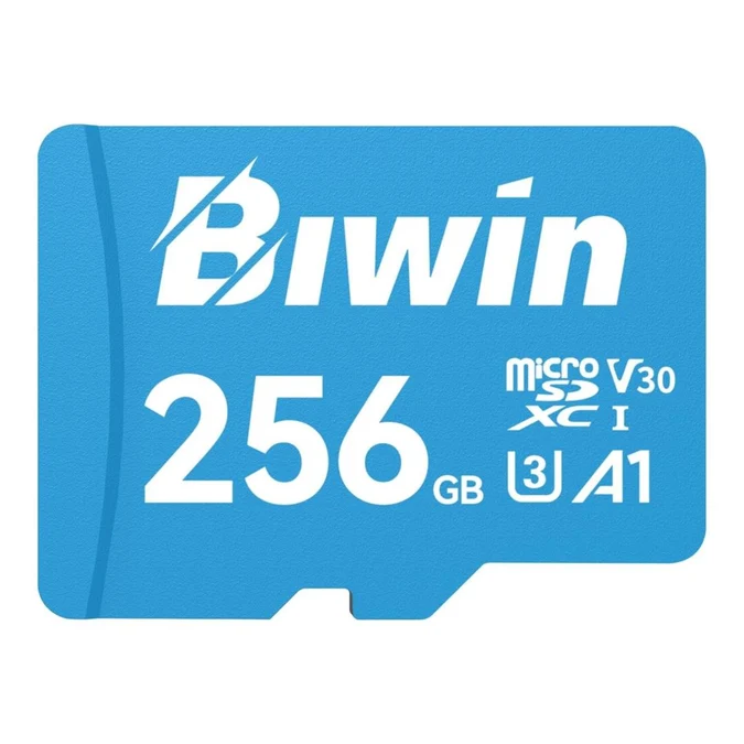 Biwin MS100 256GB UHS-I MicroSD Card 100MB/s 50MB/s U3/V30