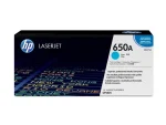 HP 650A Original Cyan LaserJet Toner Cartridge