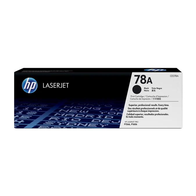 HP 78A Original Black LaserJet Toner Cartridge (CE278A)