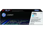HP 128A Original Cyan LaserJet Toner Cartridge - CE321A