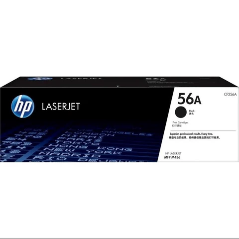HP 56A Original Black LaserJet Toner Cartridge (CF256A)