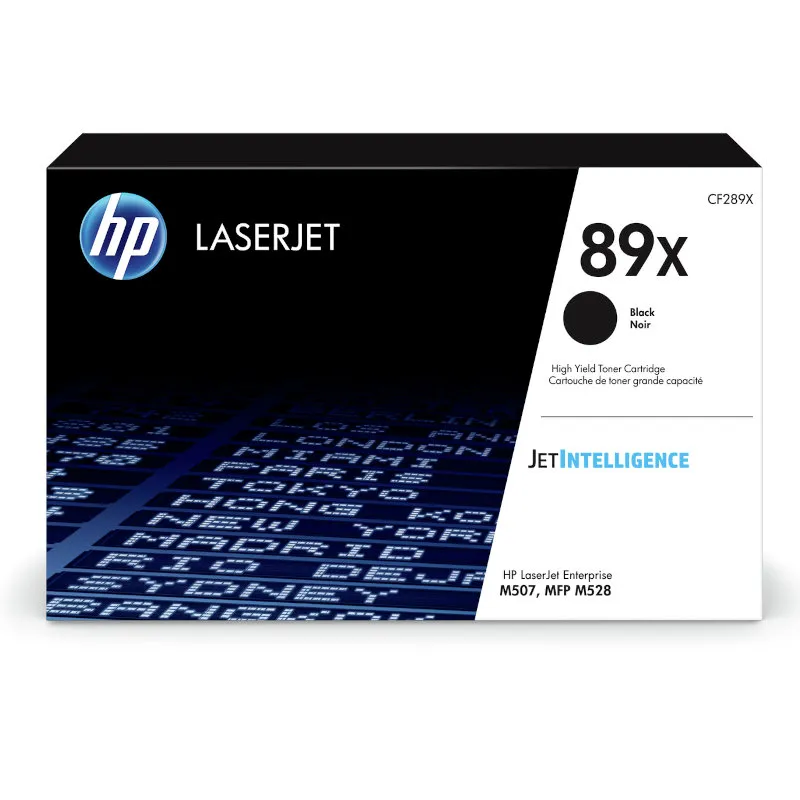 HP 89X Original Black LaserJet Toner Cartridge for LaserJet Enterprise M507