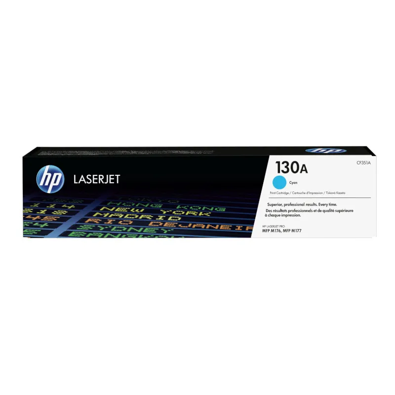 HP 130A Original Cyan Toner Cartridge CF351A