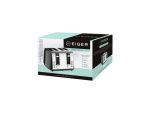 Eiger Geneva 4 Slice Stainless Steel Toaster - Black