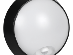Ellies Spectra Series - AC 15W Round LED Bulkhead with 3CCT and Sensor - BK