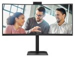 AOC CU34E4CW Curved Monitor: 34'' W WQHD | VA;KVM | 120Hz | HDR10; SPK