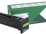 Lexmark CS/CX827 Cyan Return Programme Toner Cartridge