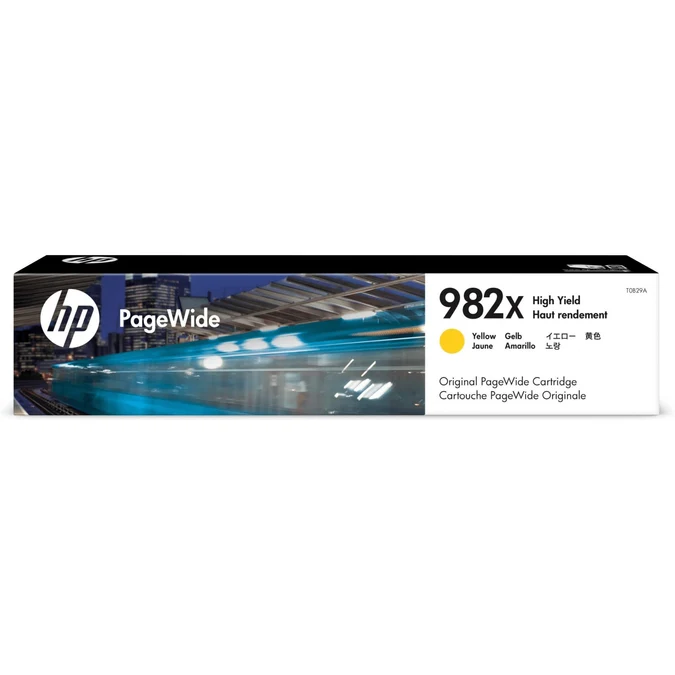 HP 982X High Yield PageWide Original Yellow Ink Cartridge